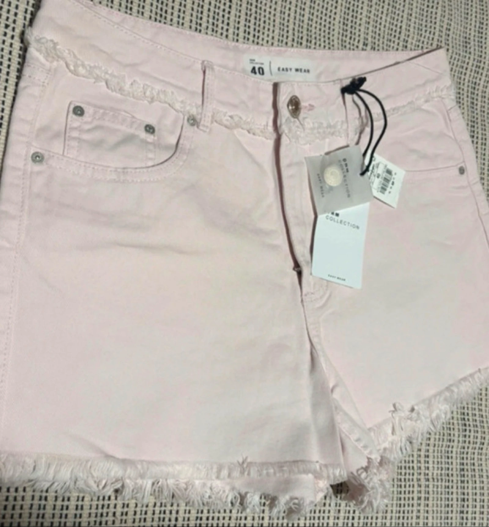 Short denim rosa palo Easy Wear nuevo con etiqueta talla 40 – photo 3